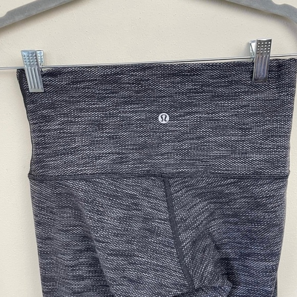 Lululemon Wunder Under Pant III Diamond Jacquard Space Dye Black Slate - Picture 9 of 10